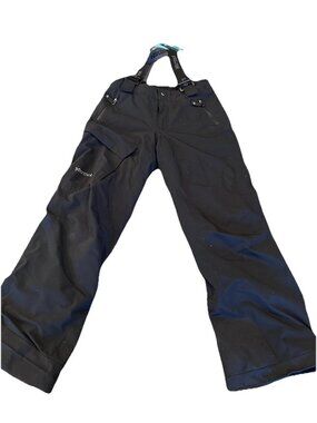 MARMOT Kids Black Large Snow Bibs/Suspenders
